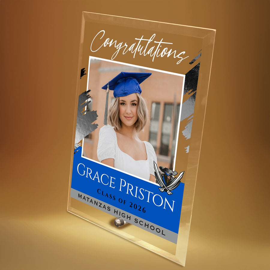 Matanzas High School Glass Plaque Design 5