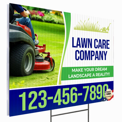 Lawn Care Services Yard Sign Design 5