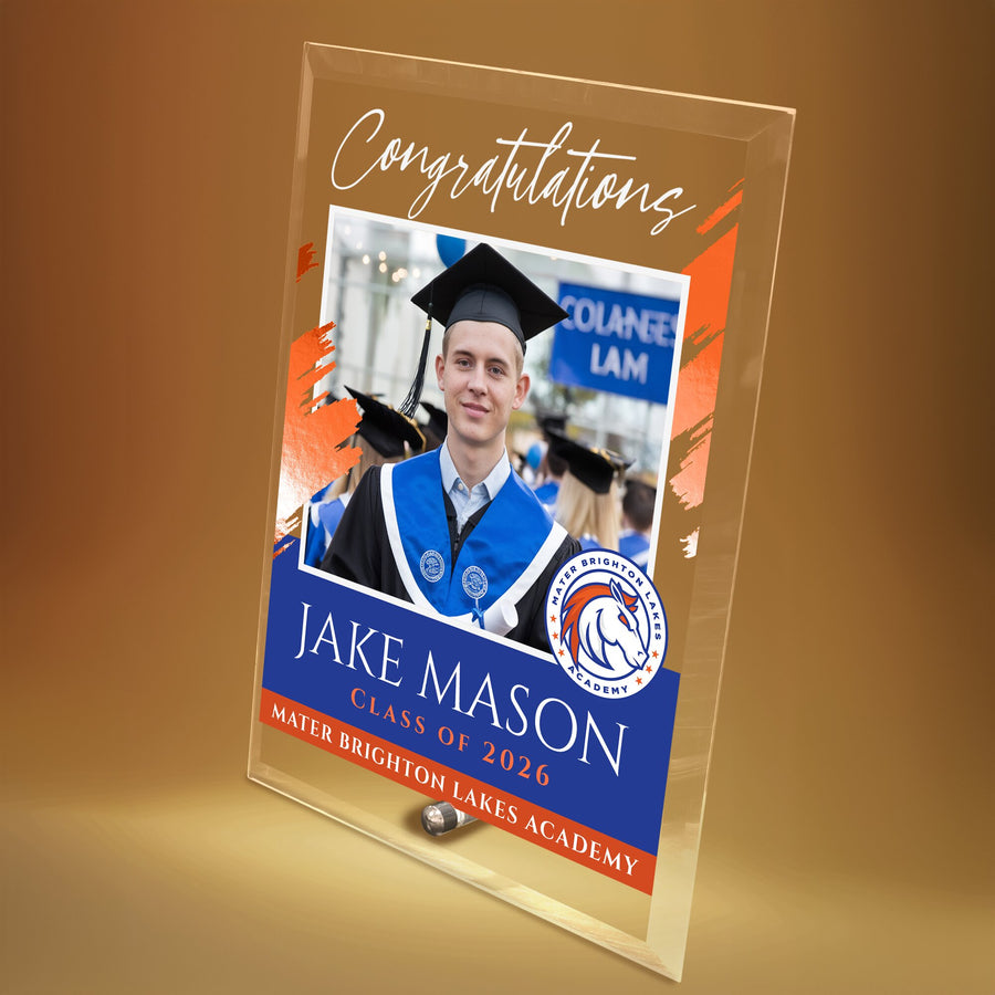 Mater Brighton Lakes Academy Glass Plaque Design 5