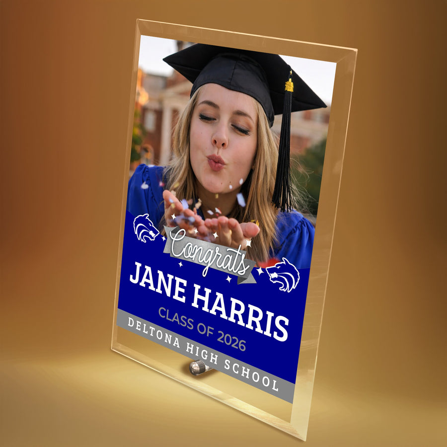 Deltona High School Glass Plaque Design 6