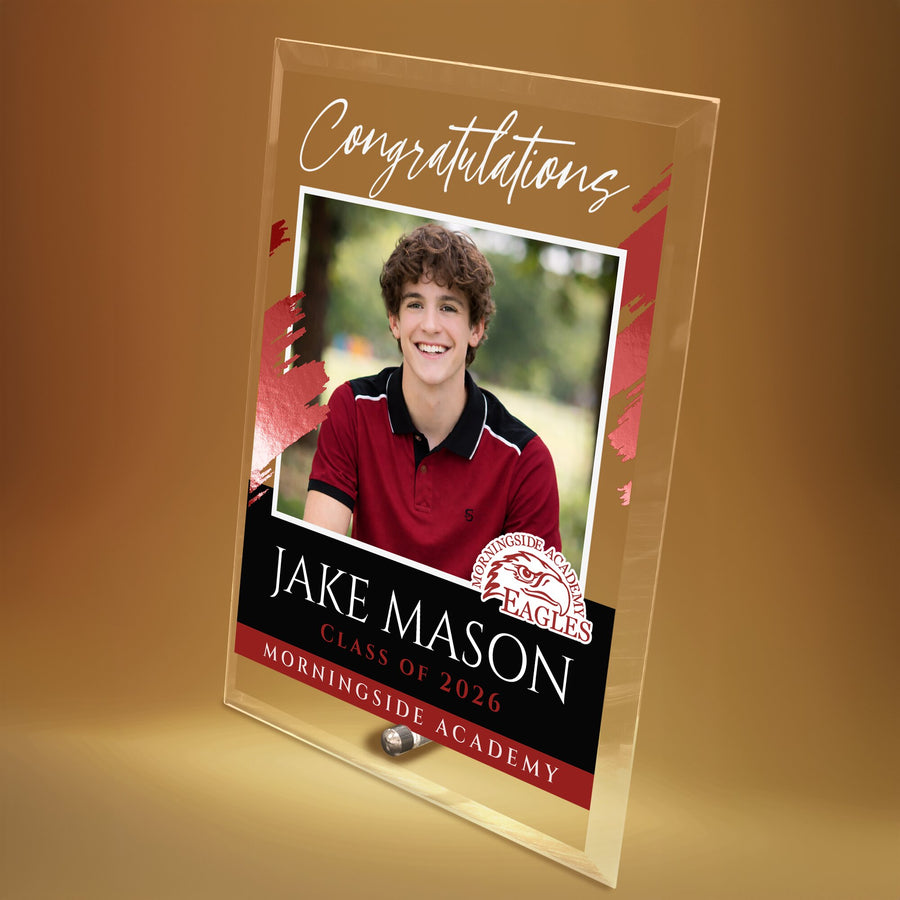 Morningside Academy Glass Plaque Design 5