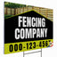 Fencing Services Yard Sign D4