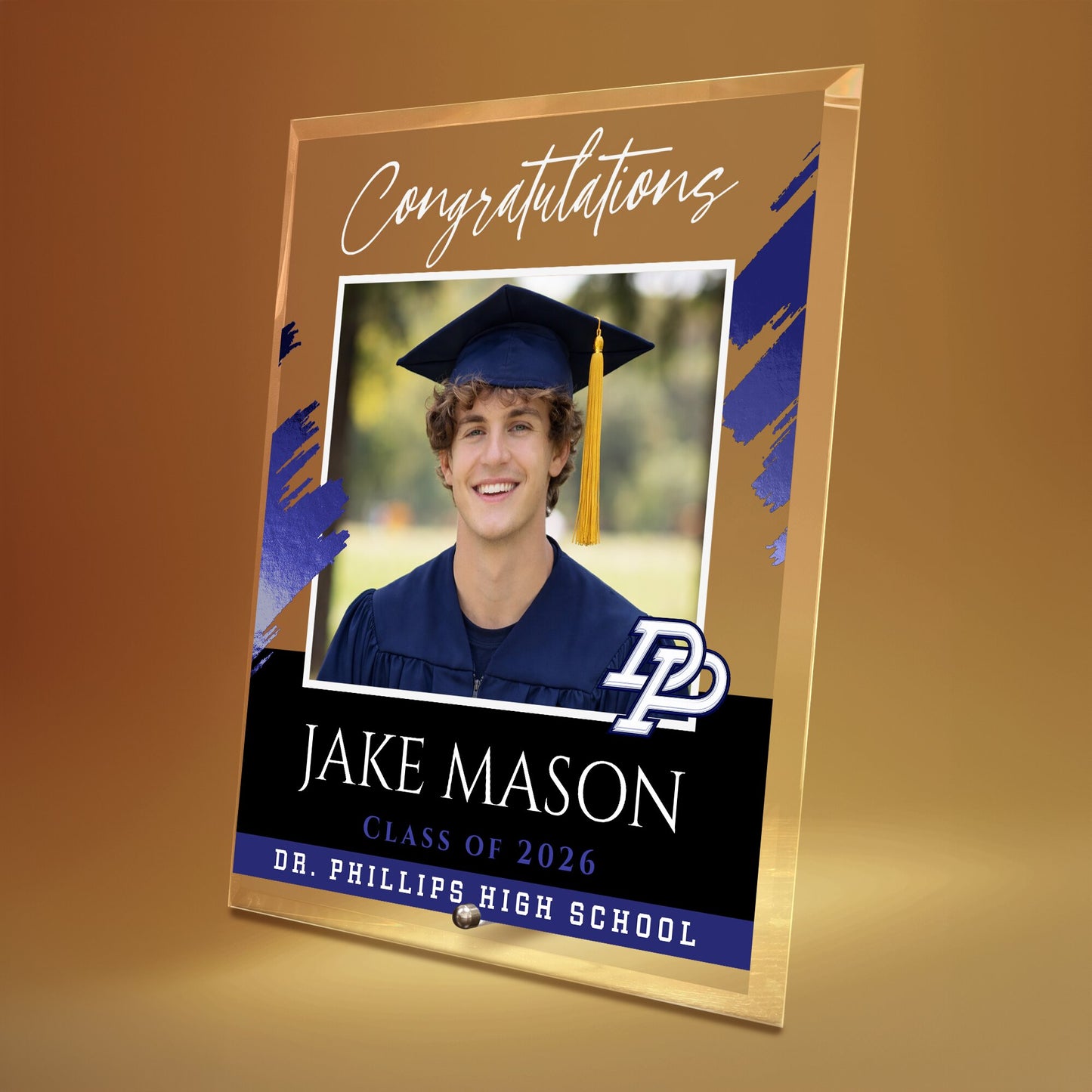 Dr. Phillips High School Glass Plaque Design 5