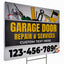 Garage Door Repair Yard Sign Design 4