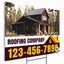 Roofing Services Yard Sign Design 3