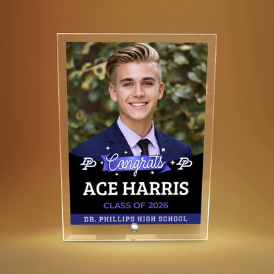 Dr. Phillips High School Glass Plaque Design 6