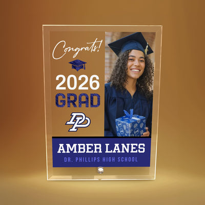 Dr. Phillips High School Glass Plaque Design 4