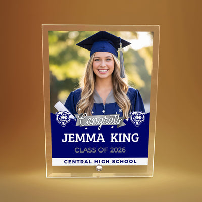 Central High School Glass Plaque Design 6