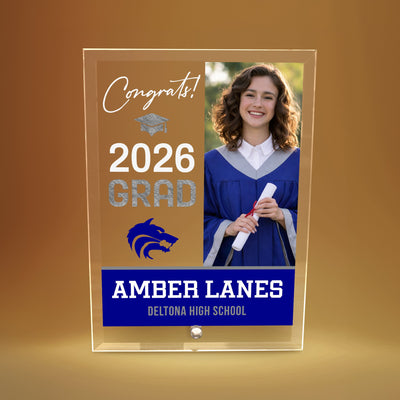 Deltona High School Glass Plaque Design 4