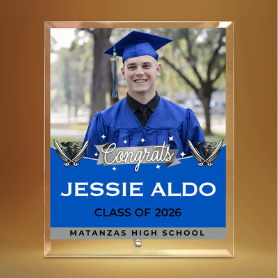Matanzas High School Glass Plaque Design 6