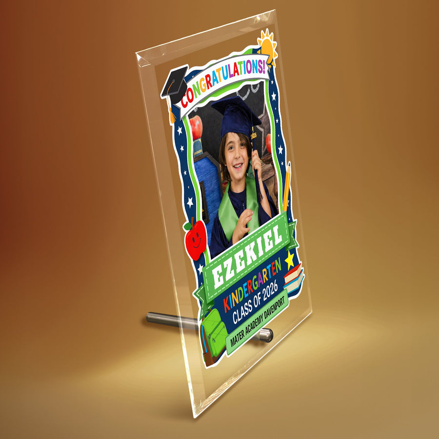 Mater Academy Davenport Kindergarten Glass Plaque Design 5