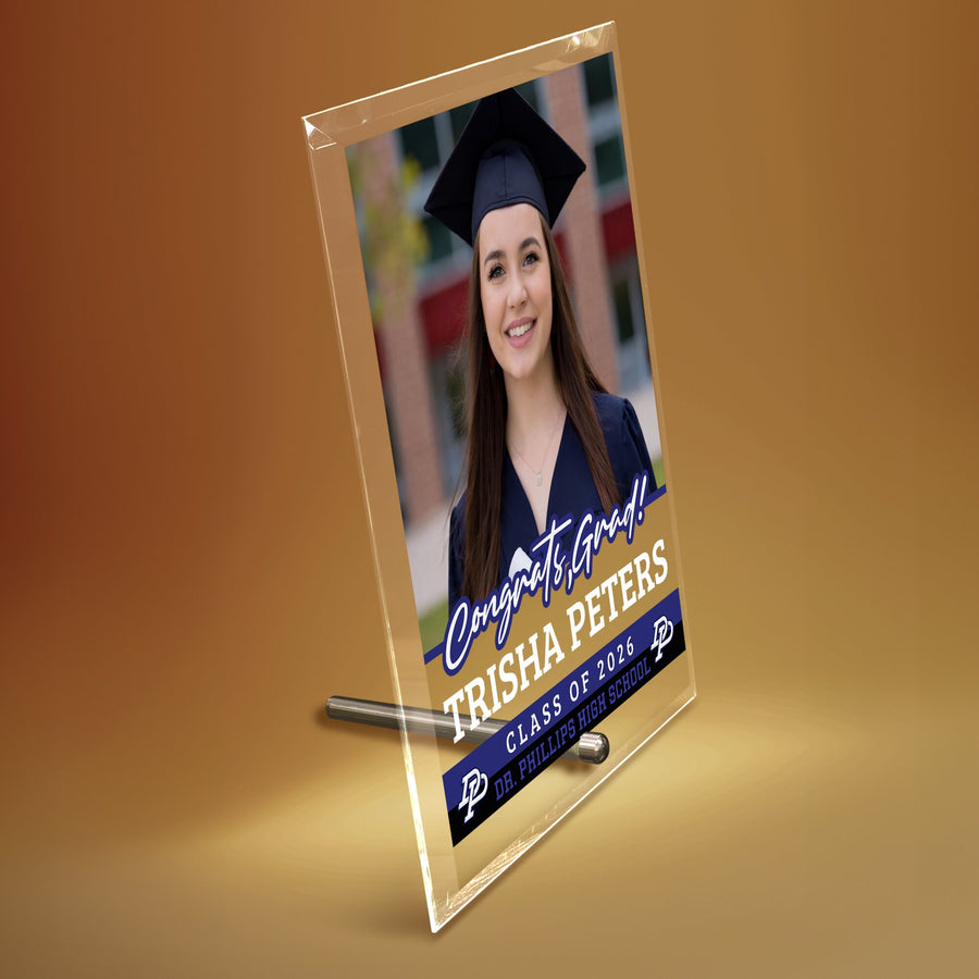 Dr. Phillips High School Glass Plaque Design 2