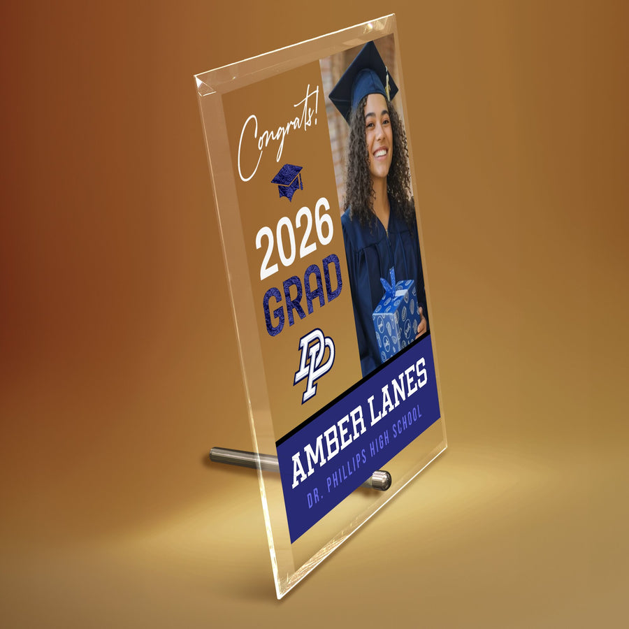 Dr. Phillips High School Glass Plaque Design 4