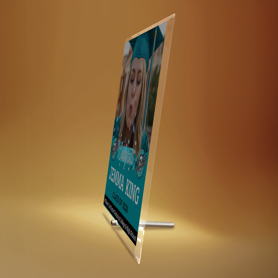 William T. McFatter Technical College & High School Glass Plaque Design 6