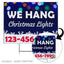 Christmas Lights Installation Yard Sign Design 5