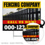 Fencing Services Yard Sign D2