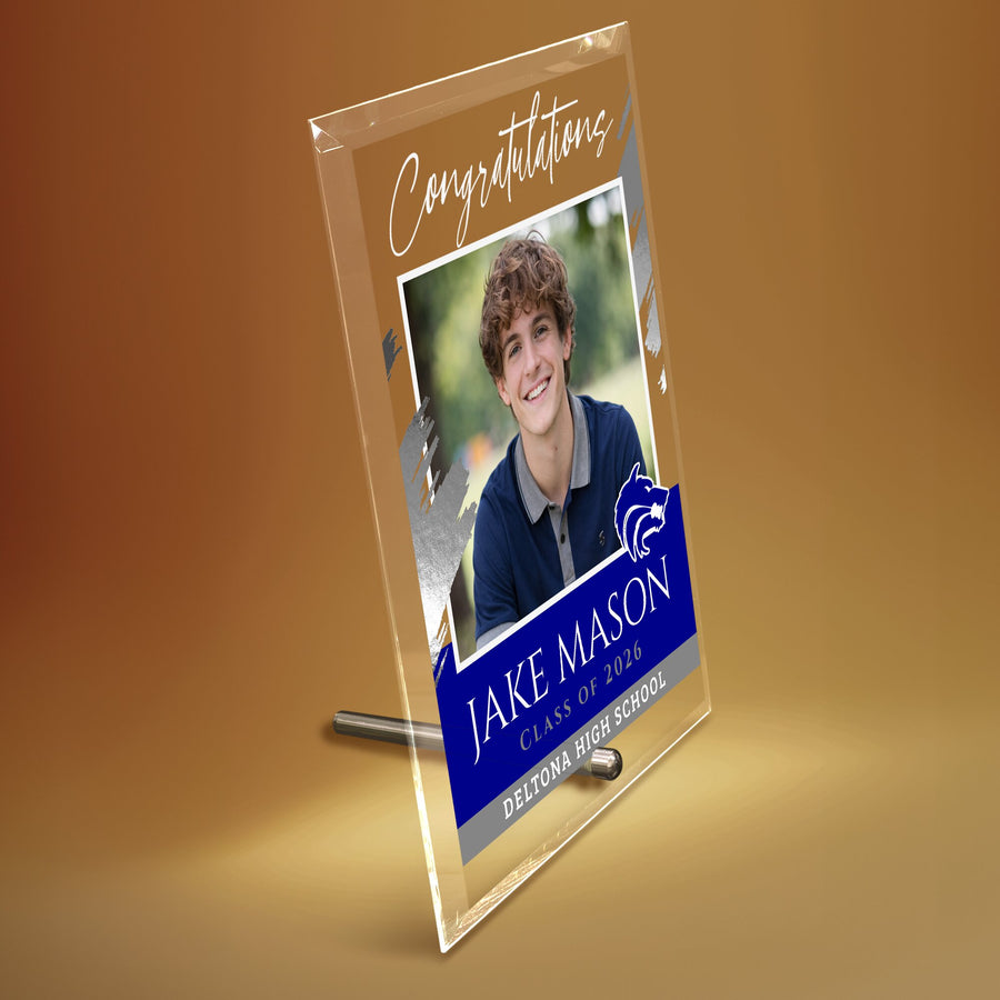 Deltona High School Glass Plaque Design 5