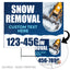 Snow Removal Yard Sign Design 4