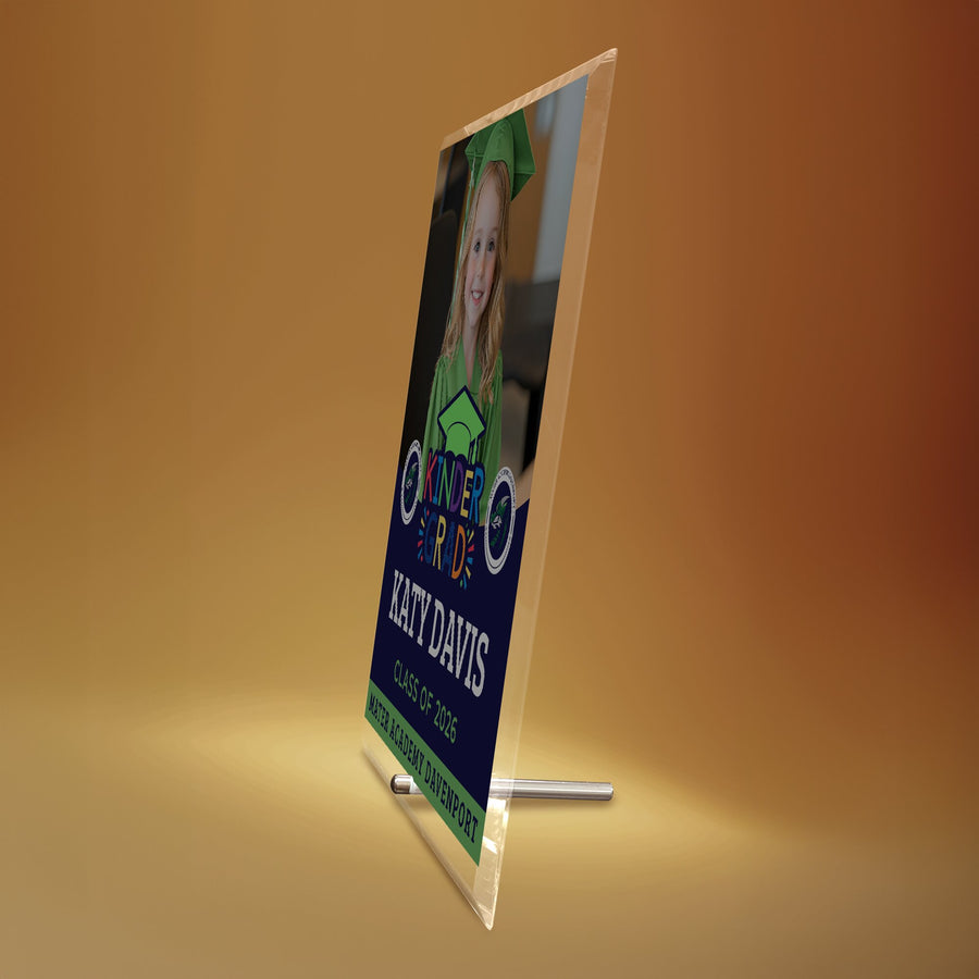 Mater Academy Davenport Kindergarten Glass Plaque Design 6