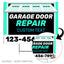 Garage Door Repair Yard Sign Design 1