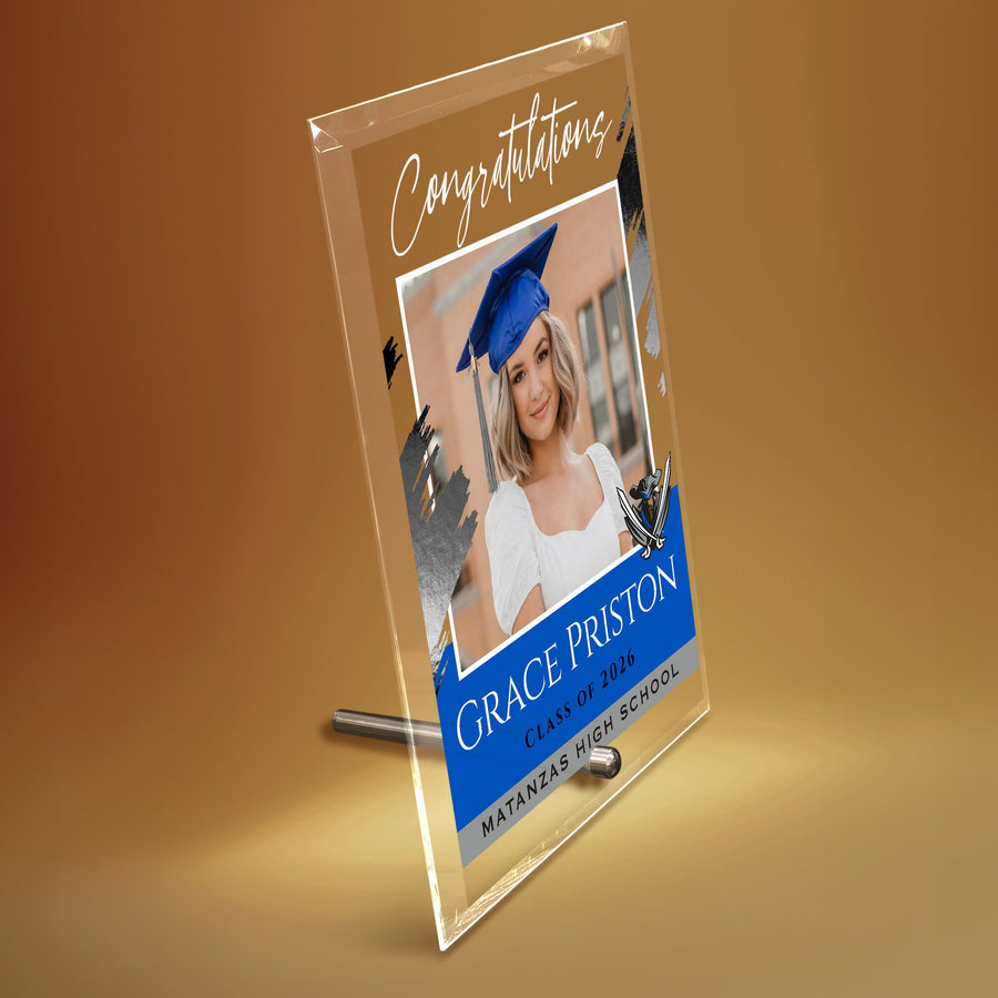 Matanzas High School Glass Plaque Design 5