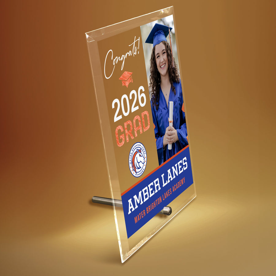 Mater Brighton Lakes Academy Glass Plaque Design 4