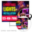 Christmas Lights Installation Yard Sign Design 8