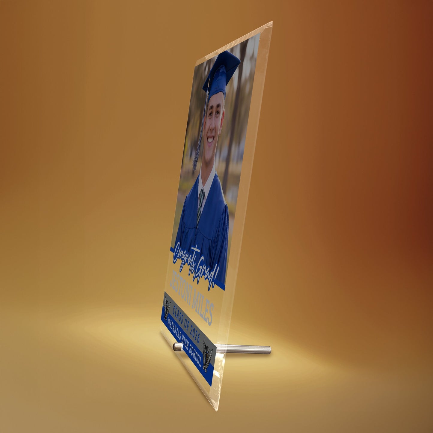 Matanzas High School Glass Plaque Design 2