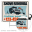 Snow Removal Yard Sign Design 3