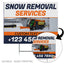 Snow Removal Yard Sign Design 2