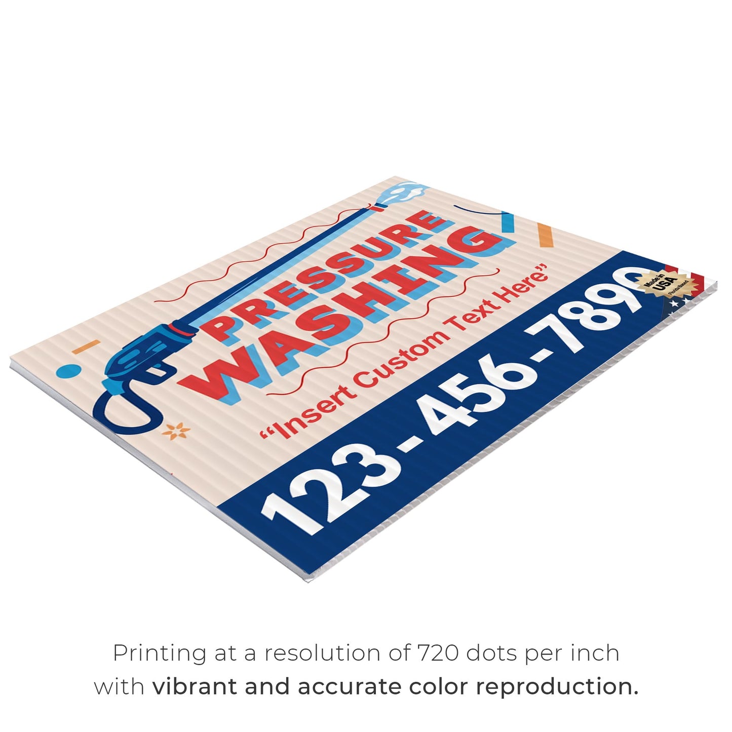 Pressure Washing Services Yard Sign Design 2 -  BFS-PWS-24X18-DS-D2-BFS-PWS--24X18-SS-D2