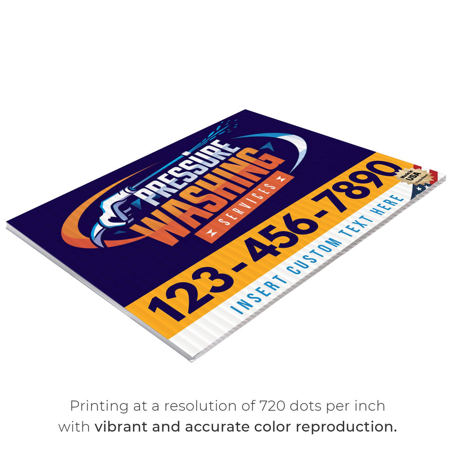 Pressure Washing Services Yard Sign Design 3 -  BFS-PWS-24X18-DS-D3-BFS-PWS--24X18-SS-D3