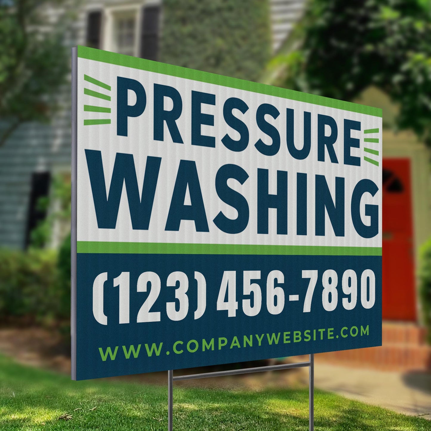 Pressure Washing Services Yard Sign Design 4 -  BFS-PWS-24X18-DS-D4-BFS-PWS--24X18-SS-D4