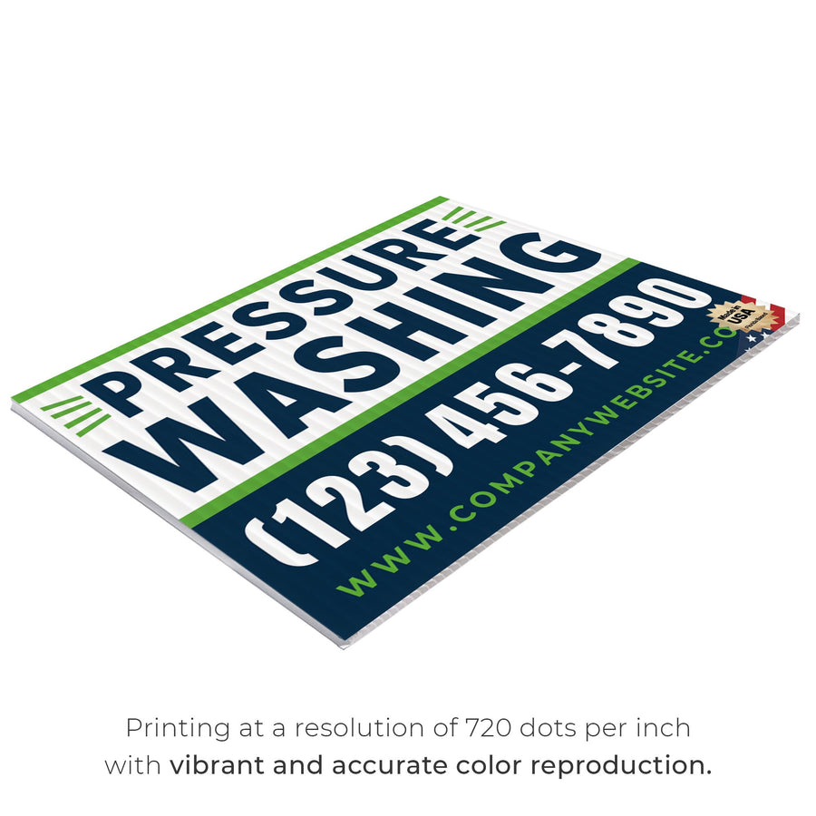 Pressure Washing Services Yard Sign Design 4 -  BFS-PWS-24X18-DS-D4-BFS-PWS--24X18-SS-D4
