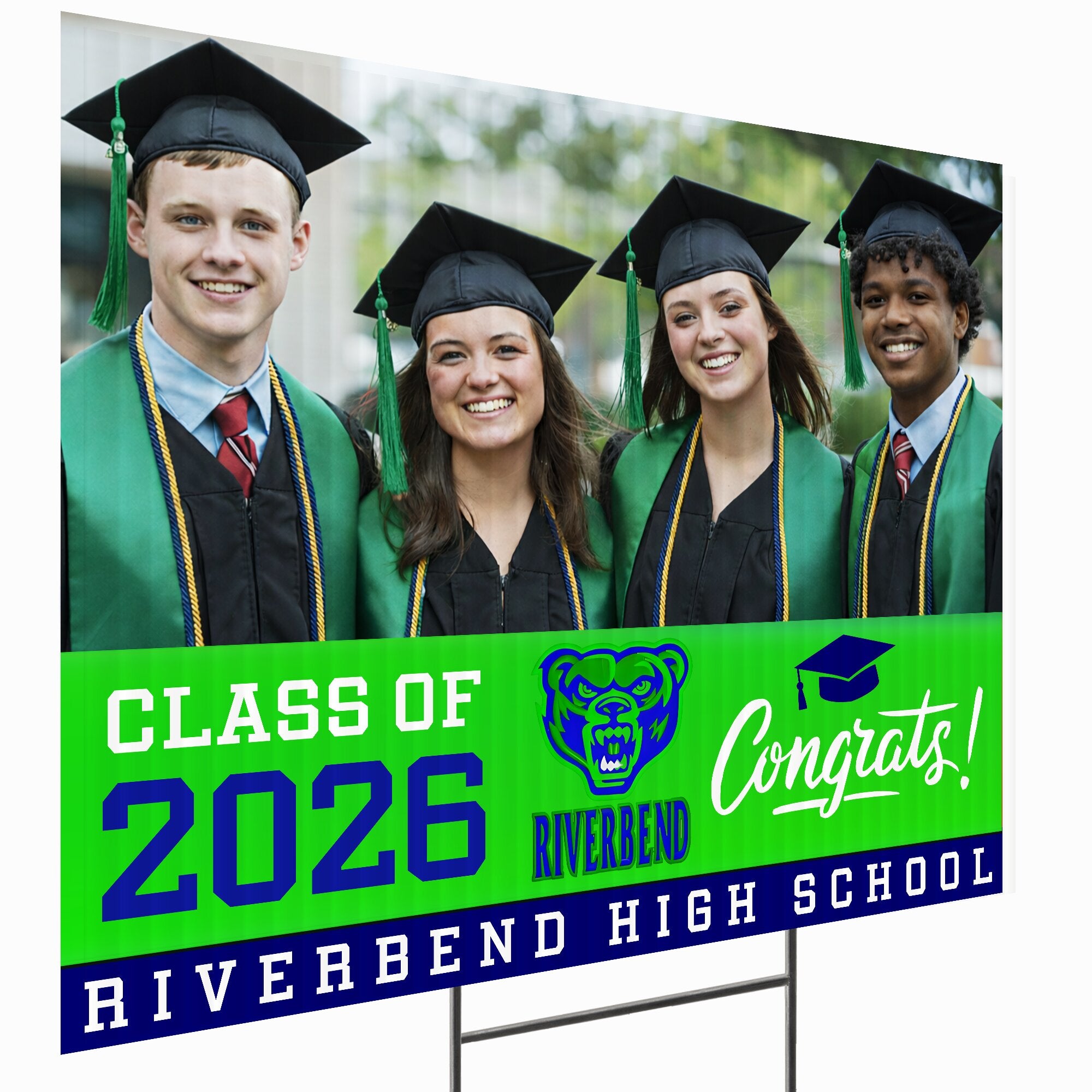 Riverbend High School Yard Sign Wizards