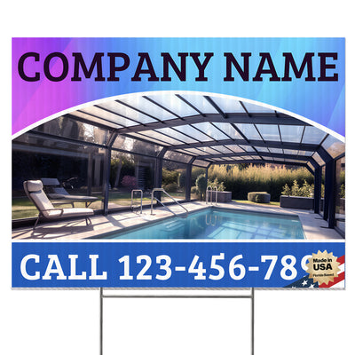 Screen Porch Repair Yard Sign D7 -  BFS-SP-24x18-DS-D7-BFS-SP-24x18-SS-D7