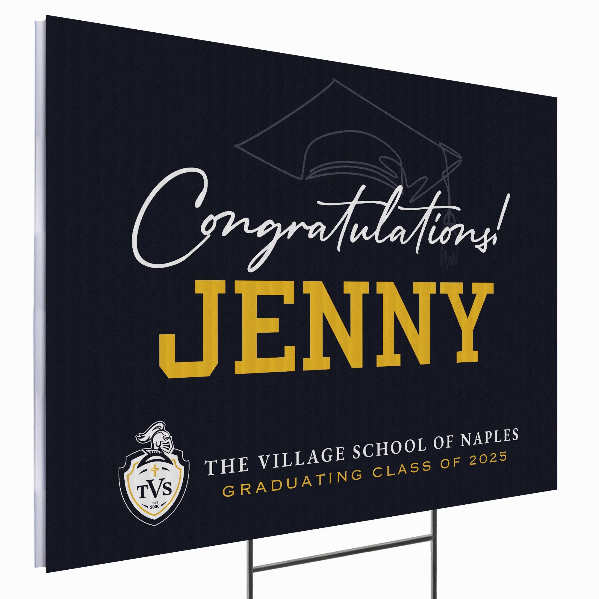 The Village School of Naples Design 7 – Yard Sign Wizards
