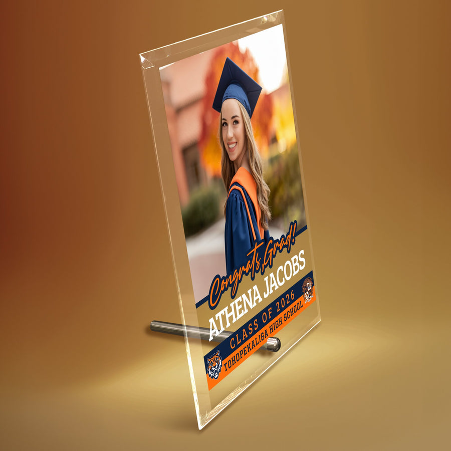 Tohopekaliga High School Glass Plaque Design 2